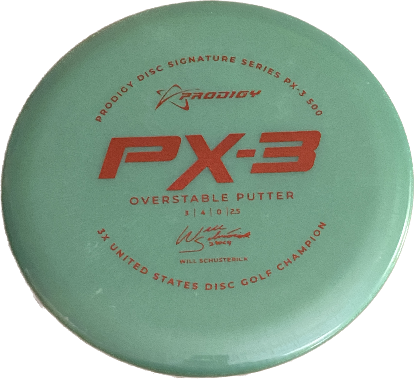 Prodigy PX-3 500 Plastic - Will Schusterick 2022 Signature Series